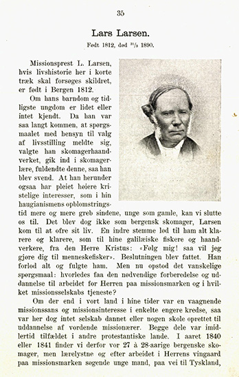 Hjem fra kamppladsen - Missionsprest Lars Larsen (1812-1890) Hjem fra kamppladsen - Missionsprest Lars Larsen (1812-1890)