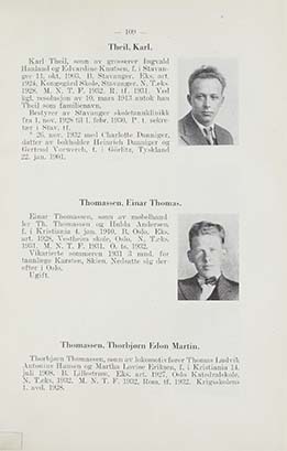 Karl Theil (1903-1953) - Omtale i Norges Tannlæger 2 (Nils Bjerke, 1934) - Side 109.pdf Karl Theil (1903-1953) - Omtale i Norges Tannlæger 2 (Nils Bjerke, 1934) - Side 109.pdf