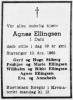 Agnes Ellingsen, født Dahl (1880-1969) - Dødsannonse i Rogalands Avis, fredag 12. desember 1969 Agnes Ellingsen, født Dahl (1880-1969) - Dødsannonse i Rogalands Avis, fredag 12. desember 1969