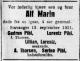 Alf Marin Pihl (1917-1921) - Dødsannonse i Stavanger Aftenblad, tirsdag 13. september 1921 Alf Marin Pihl (1917-1921) - Dødsannonse i Stavanger Aftenblad, tirsdag 13. september 1921