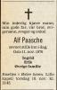 Alf Paasche (1915-1976) - Dødsannonse i Arbeiderbladet, mandag 15. november 1976 Alf Paasche (1915-1976) - Dødsannonse i Arbeiderbladet, mandag 15. november 1976