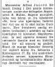 Alfred Jansen (1870-1955) - Bisettelse (Aftenposten, lørdag 12. mars 1955) Alfred Jansen (1870-1955) - Bisettelse (Aftenposten, lørdag 12. mars 1955)