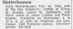 Alice Metterhausen (born Kloster, 1902-1968) - Death Notice in Chicago Tribune on the 28th of February 1968 Alice Metterhausen (born Kloster, 1902-1968) - Death Notice in Chicago Tribune on the 28th of February 1968