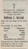 Andreas L. Jerstad (1898-1976) - Dødsannonse i Agder, fredag 21. mai 1976
