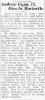 Andrew Gypp (1864-1937) - Obituary in The Escanaba Daily Press on the 3th of November 1937 Andrew Gypp (1864-1937) - Obituary in The Escanaba Daily Press on the 3th of November 1937
