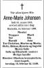 Anne-Marie Johansen, født Larsen (1918-1999) - Dødsannonse i Aftenposten den 16. februar 1999 Anne-Marie Johansen, født Larsen (1918-1999) - Dødsannonse i Aftenposten den 16. februar 1999
