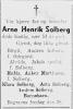 Arne Henrik Solberg (1896-1951) - Dødsannonse i Agder den 24. oktober 1951
