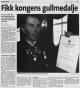 Arvid Bøckmann Brun (1940-2019) - Fikk kongens gullmedalje (Laagendalsposten, lørdag 29. april 2006)