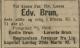 Bendix Edvard Støren Brun (1831-1902) - Dødsannonse i Morgenbladet, onsdag 26. mars 1902