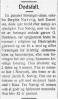 Bergitte Natvig, født Danielsen (1848-1930) - Nekrolog i Stavanger Aftenblad, torsdag 6. mars 1930 Bergitte Natvig, født Danielsen (1848-1930) - Nekrolog i Stavanger Aftenblad, torsdag 6. mars 1930