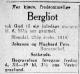 Bergljot Foss - Dødsannonse in Aftenposten den 31. desember 1918 Bergljot Foss - Dødsannonse in Aftenposten den 31. desember 1918