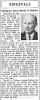 Bernt Gabriel Bjaanes (1884-1963) - Minneord i Stavanger Aftenblad den 8. januar 1962