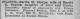 Bertha Sharpe, nee Jonassen (1889-1916) - Obituary (Chicago Tribune, Chicago, Illinois  05 May 1916, Fri)