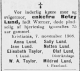 Betzy Lund, født Elisabeth Louise Wærner (1833-1908) - Dødsannonse i Morgenbladet, søndag 8. november 1908 Betzy Lund, født Elisabeth Louise Wærner (1833-1908) - Dødsannonse i Morgenbladet, søndag 8. november 1908