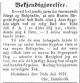 Birgitte Sophie Bärnholdt, født Rude (1822-1874) - Dødsannonse i Aftenposten, fredag 24. juli 1874 Birgitte Sophie Bärnholdt, født Rude (1822-1874) - Dødsannonse i Aftenposten, fredag 24. juli 1874