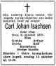 Carl Johan Isaksen (1906-1970) - Dødsannonse i Aftenposten, lørdag 10. oktober 1970 Carl Johan Isaksen (1906-1970) - Dødsannonse i Aftenposten, lørdag 10. oktober 1970