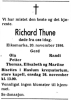 Carl Richard Thune (1918-1986) - Dødsannonse i Aftenposten, lørdag 22. november 1986 Carl Richard Thune (1918-1986) - Dødsannonse i Aftenposten, lørdag 22. november 1986