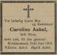 Caroline Aabel, f. Stray (1822-1904) - Dødsannonse i Fædrelandsvennen den 21. juni 1904