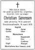 Christian Sørensen (1899-1973) - Dødsannonse i Aftenposten den 14. april 1973 Christian Sørensen (1899-1973) - Dødsannonse i Aftenposten den 14. april 1973