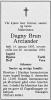 Dagny Brun Arctander (1897-1991) - Dødsannonse i Lofotposten den 4. desember 1991 Dagny Brun Arctander (1897-1991) - Dødsannonse i Lofotposten den 4. desember 1991