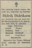 Didrik Didriksen (1894-1963) - Dødsannonse i Tiden, fredag 13. desember 1963.jpg