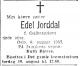 Edel Jorddal, født Gulbrandsen (1892-1957) - Dødsannonse i Aftenposten, torsdag 8. august 1957 Edel Jorddal, født Gulbrandsen (1892-1957) - Dødsannonse i Aftenposten, torsdag 8. august 1957