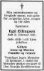 Egil Ellingsen (1921-2000) - Dødsannonse i Stavanger Aftenblad, fredag 29. desember 2000