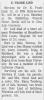 Egil Frode Lind (1920-1971) -Obituary (Des Moines Tribune, Des Moines, Iowa, 26 Nov 1971, Fri) Egil Frode Lind (1920-1971) -Obituary (Des Moines Tribune, Des Moines, Iowa, 26 Nov 1971, Fri)