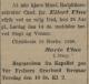 Eilert Utne (1861-1896) - Dødsannonse i Dagbladet den 16. november 1896 Eilert Utne (1861-1896) - Dødsannonse i Dagbladet den 16. november 1896