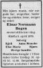 Einar Normann Bogen (1908-1979) - Dødsannonse i Romerikes Blad, mandag 9. april 1979