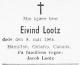 Eivind Lootz (1895-1964) - Dødsannonse i Fædrelandsvennen den 6. juni 1964