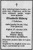 Elisabeth Ekberg, født Tollefsen (1908-1978) - Dødsannonse i Stavanger Aftenblad, lørdag 28. oktober 1978
