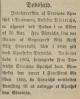 Elise Dietrichs, født Mette Cathrine Elisabeth Heyerdahl (1826-1903) - Nekrolog i Buskeruds Blad, torsdag 19. mars 1903 Elise Dietrichs, født Mette Cathrine Elisabeth Heyerdahl (1826-1903) - Nekrolog i Buskeruds Blad, torsdag 19. mars 1903