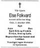 Else Charlotte Folkvard, født Haug (1912-1990) - Dødsannonse i Aftenposten den 10. oktober 1990