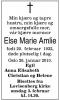 Else Marie Amlie, født Samsonsen (1932-2010) - Dødsannonse i Aftenposten den 29. januar 2010