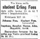 Erling Foss (1899-1918) - Dødsannonse i Aftenposten den 23. juli 1918
