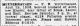 Frederick Brockmann Metterhausen (1899-1956) - Death Notice in Chicago Tribune on the 20th of April 1956