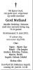 Gerd Molland, født Homme (1939-2012) - Dødsannonse i Stavanger Aftenblad, torsdag 14. juni 2012 Gerd Molland, født Homme (1939-2012) - Dødsannonse i Stavanger Aftenblad, torsdag 14. juni 2012