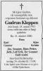 Gudrun Kleppen, født Sanda (1913-2000) - Dødsanninse i Telemarksavisa den 20. oktober 2000 Gudrun Kleppen, født Sanda (1913-2000) - Dødsanninse i Telemarksavisa den 20. oktober 2000