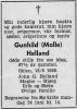 Gunhild (Molle) Helland, født Sørensen (1900-1968) - Dødsannonse i Varden den 21. juni 1968 Gunhild (Molle) Helland, født Sørensen (1900-1968) - Dødsannonse i Varden den 21. juni 1968
