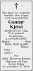 Gunnar Kjetså (1921-2000) - Dødsannonse i Fædrelandsvennen den 7. november 2000 Gunnar Kjetså (1921-2000) - Dødsannonse i Fædrelandsvennen den 7. november 2000
