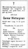 Gunnar Wettergreen (1908-1979) - Dødsannonse i Adresseavisen den 2. august 1979 Gunnar Wettergreen (1908-1979) - Dødsannonse i Adresseavisen den 2. august 1979