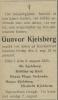 Gunvor Kjelsberg, f. Flage (1910-1935) - Dødsannonse i Vestfinnmark Arbeiderblad den 7. august 1935 Gunvor Kjelsberg, f. Flage (1910-1935) - Dødsannonse i Vestfinnmark Arbeiderblad den 7. august 1935