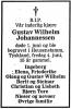 Gustav Wilhelm Johannessen (1958-1993) - Dødsannonse i Stavanger Aftenblad den 5. juni 1993