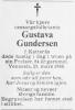 Gustava Gundersen (1903-1988) - Dødsannonse i Fædrelandsvennen den 8. april 1988