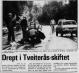 Halvdan Sæthre (1895-1977) - Drept i Tveiterås-skiftet (Bergens Arbeiderblad, mandag 5. september 1977)