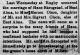 Hans Olsen Skrogstad (1867-1944) and Marion Olson (1890-1979) - Marriage (Courier Democrat (Langdon, N.D.), March 24, 1910, Page 1)