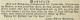 Hedevig Jørgine Wamberg (f. Flood, 1790-1841) - Dødsannonse i Morgenbladet den 18. april 1841