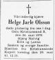 Helge Jarle Olsson (1917-1975) - Dødsannonse i Fædrelandsvennen den 27. mai 1975 Helge Jarle Olsson (1917-1975) - Dødsannonse i Fædrelandsvennen den 27. mai 1975
