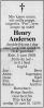 Henry Andersen (1930-2003) - Dødsannonse i Fædrelandsvennen den 5. juni 2003 Henry Andersen (1930-2003) - Dødsannonse i Fædrelandsvennen den 5. juni 2003